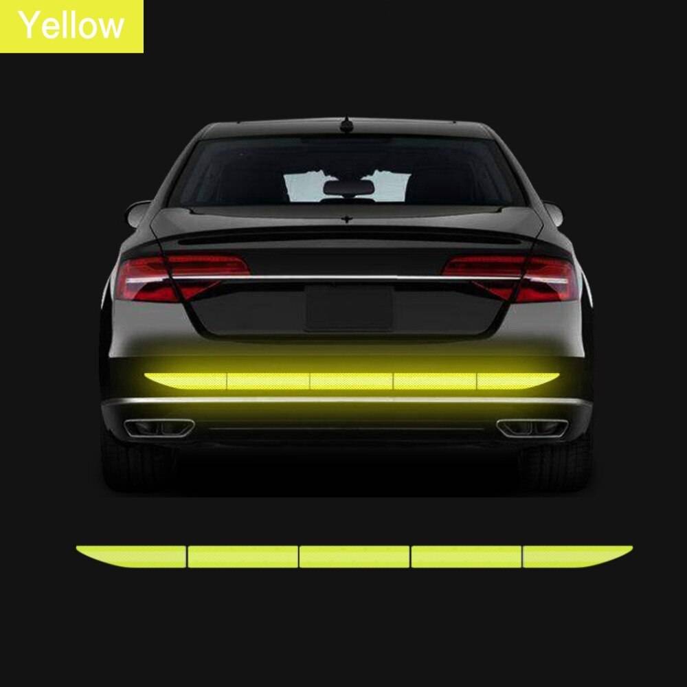 Reflectante Reflector Sticker Car Accessories Exterior Adhesive Reflective Tape Warning Reflector Strip Car Reflective Stickers