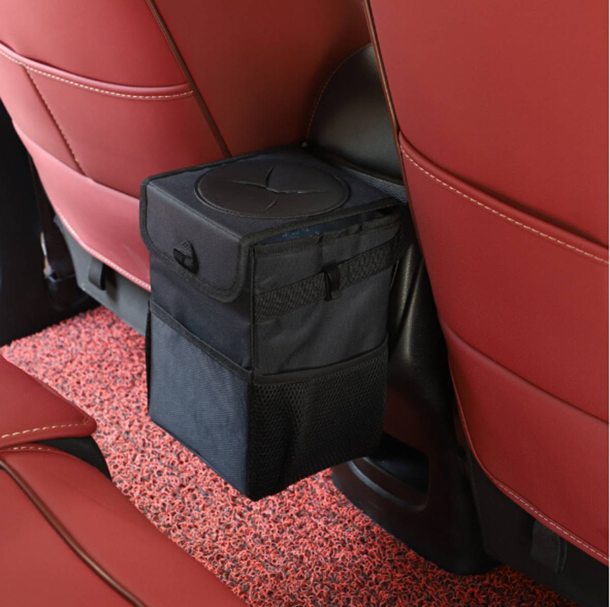 2020 New Hot Fashion Car Seat Back Waterproof Dust Bin Storage Bucket Trash Garbage Bag Foldable AU