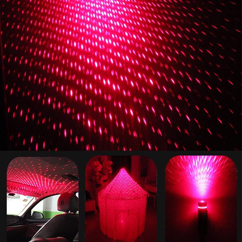 Car Roof Galaxy Lights Car Accessories Emitting Color : type c connector|micro connector|lightning connector|red light|blue purple light|red micro|blue purple micro|red type c|blue purple type c|red lightning|blue purplelightning 