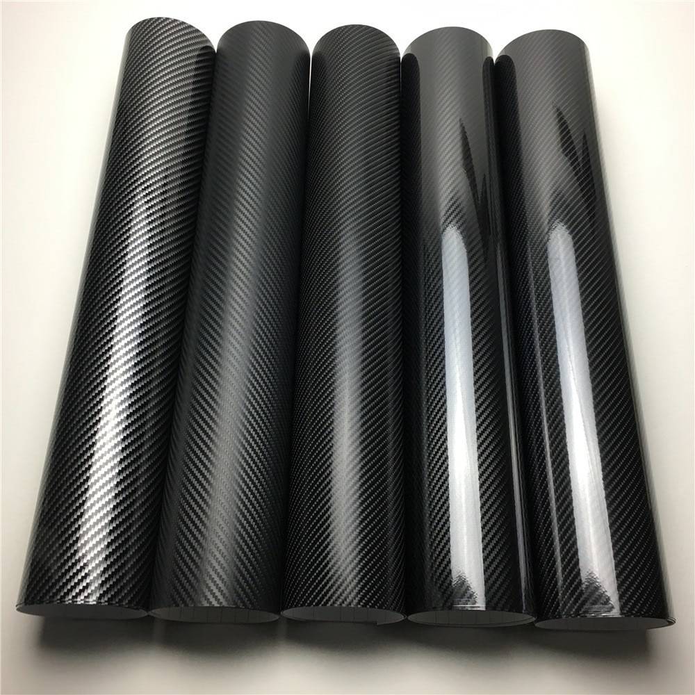 2D 3D 4D 5D 6D Carbon Fiber Vinyl Wrap Film Car Accessories Color Name : 2D Carbon Black|3D Carbon Black|4D Carbon Black|5D Carbon Black|6D Carbon Black 