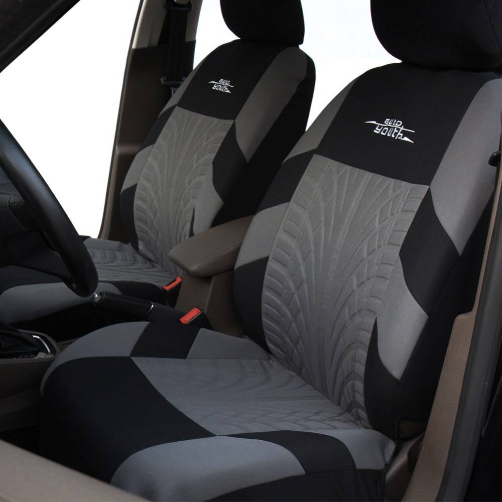 Car Seat Covers Set Universal Fit Most Cars , Car Seat Protector Car Organizers Color Name : Black full set|orange 2 pieces|red 2 pieces|blue 2 pieces|beige 2 pieces|gray 2 pieces|Gray full set|Red full set|Blue full set|Beige full set|Orange full set 
