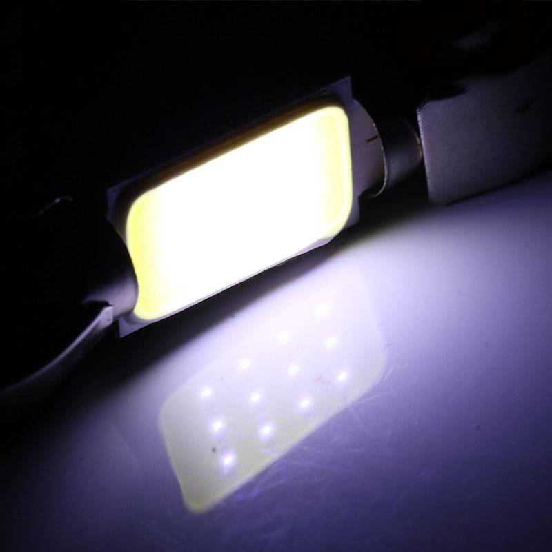COB LED Car License Plate Light Size : S|M|L|XL 