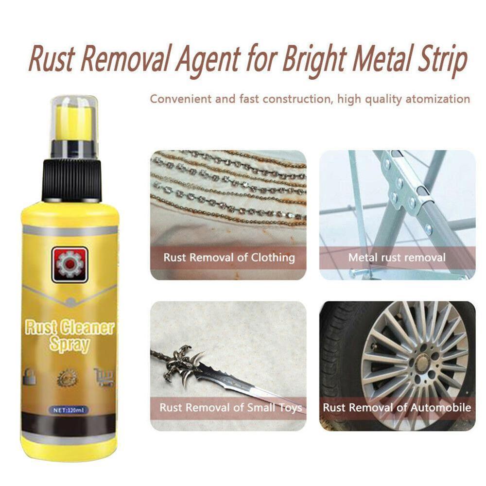 Large 100ML Powerful All-Purpose Rust Cleaner Spray Derusting Spray Car Maintenance Household Cleaning Tools Anti-rust Lubricant