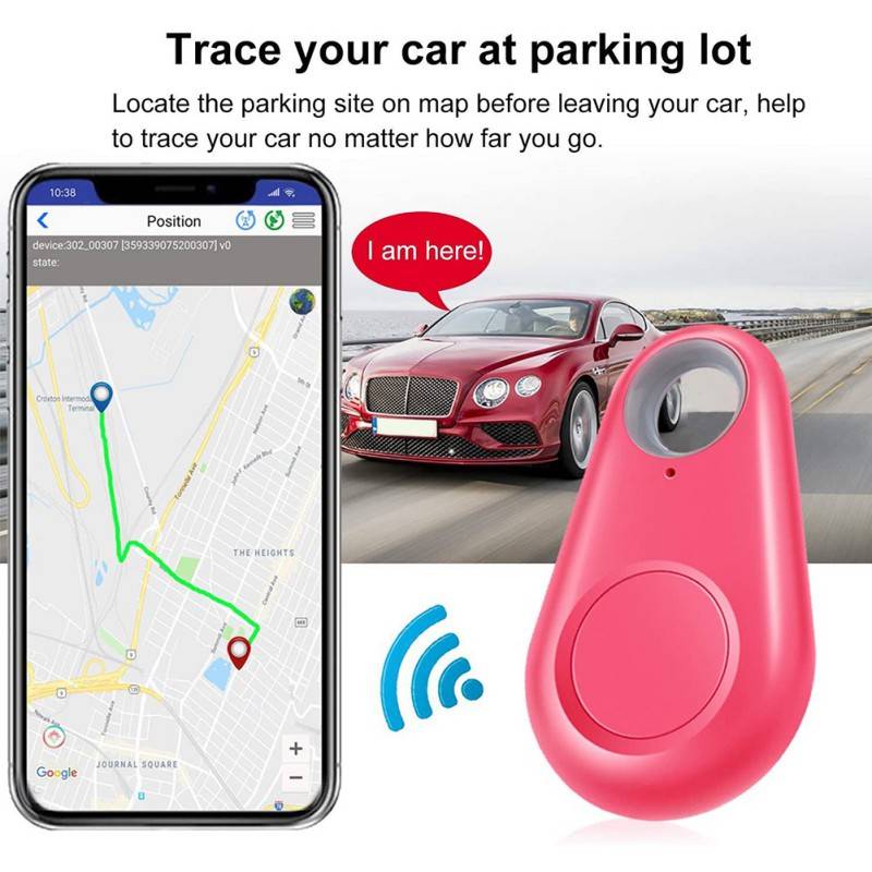 Smart GPS Tracker- Key Finder Locator For Children, Dogs, Pets, Cats, Compatible Wireless Anti-Lost Alarm Sensor Device