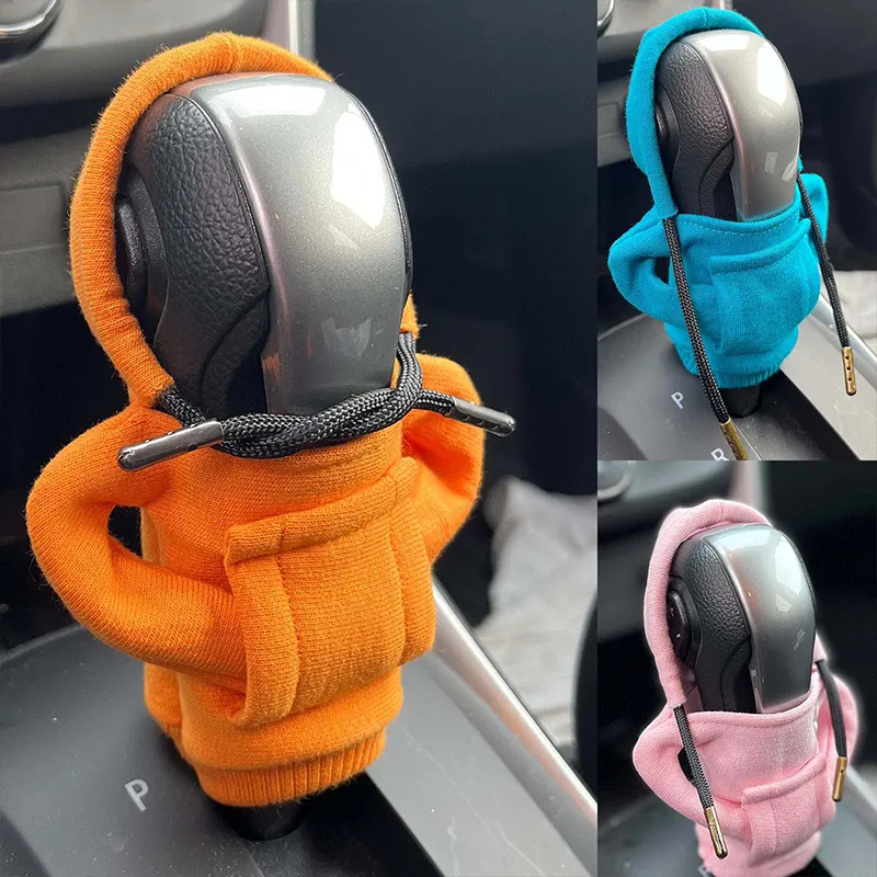 Gear Shift Hoodie Cover Shift Cover Gear Handle Decoration Fits Manual Automatic Universal Car Shift Lever Interior Decor Color Name : Red|Yellow|Pink|White|Black|Blue|color 1|color 2|color 3|color 4|color 5|color 6|color 7|color 8|color 9 